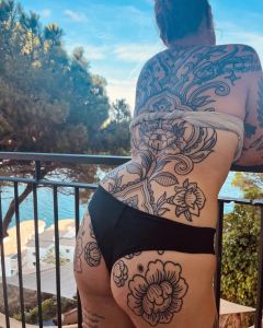 Backpiece tattoos by Manuel Zellkern