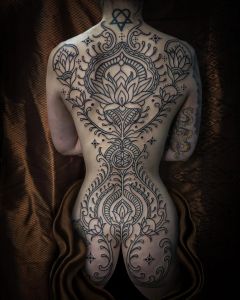 Backpiece tattoos by Manuel Zellkern