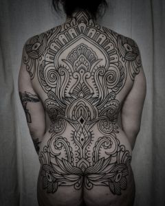 Backpiece tattoos by Manuel Zellkern