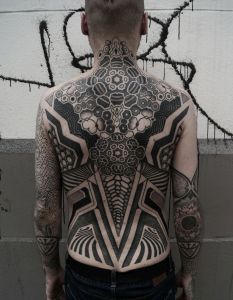 Backpiece tattoos by Manuel Zellkern