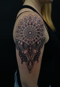 Floral Tattoos by Manuel Zellkern