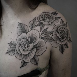 Floral Tattoos by Manuel Zellkern