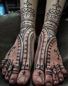 Geometric Tattoos by Manuel Zellkern