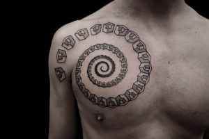 Geometric Tattoos by Manuel Zellkern