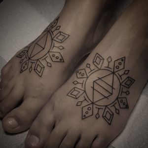 Geometric Tattoos by Manuel Zellkern