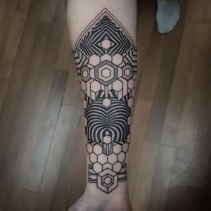 Geometric Tattoos by Manuel Zellkern