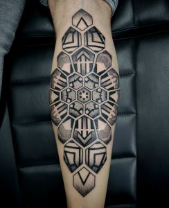 Geometric Tattoos by Manuel Zellkern