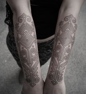 Geometric Tattoos by Manuel Zellkern