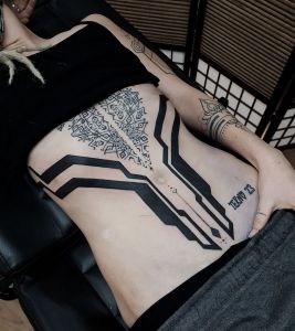 Geometric Tattoos by Manuel Zellkern