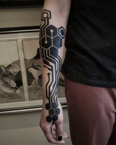 Geometric Tattoos by Manuel Zellkern