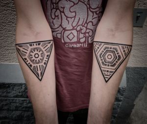Geometric Tattoos by Manuel Zellkern