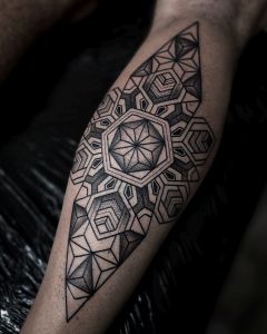 Geometric Tattoos by Manuel Zellkern