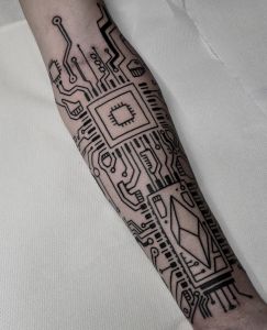 Geometric Tattoos by Manuel Zellkern