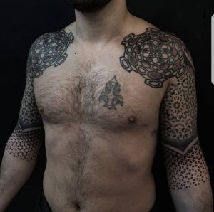 Geometric Tattoos by Manuel Zellkern