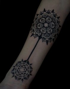 Mandala tattoos by Manuel Zellkern