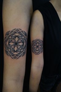 Mandala tattoos by Manuel Zellkern