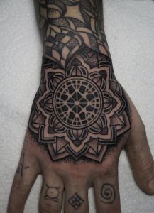 Mandala tattoos by Manuel Zellkern