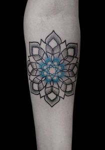 Mandala tattoos by Manuel Zellkern