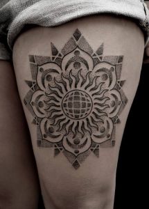 Mandala tattoos by Manuel Zellkern