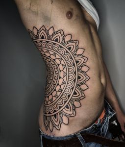 Single piece tattoos by Manuel Zellkern