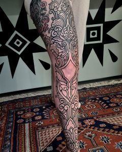 Single piece tattoos by Manuel Zellkern