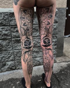 Single piece tattoos by Manuel Zellkern