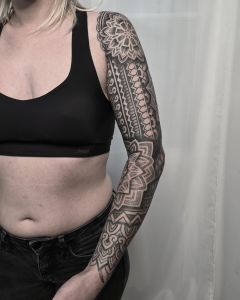 Sleeve tattoos by Manuel Zellkern