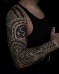 Sleeve tattoos by Manuel Zellkern