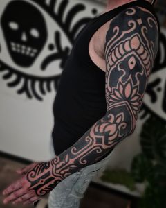 Sleeve tattoos by Manuel Zellkern