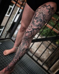 Sleeve tattoos by Manuel Zellkern