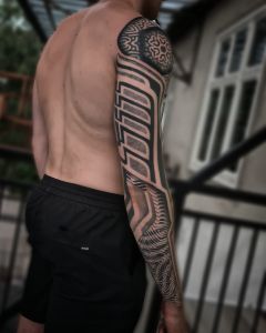 Sleeve tattoos by Manuel Zellkern