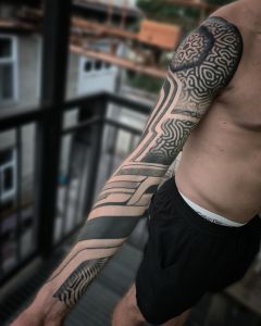 Sleeve tattoos by Manuel Zellkern