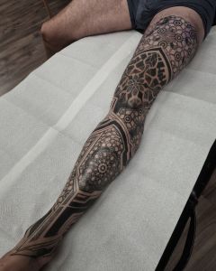 Sleeve tattoos by Manuel Zellkern