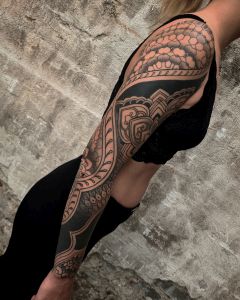 Sleeve tattoos by Manuel Zellkern