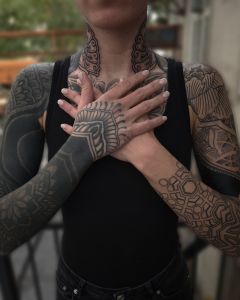 Sleeve tattoos by Manuel Zellkern