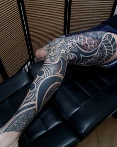 Sleeve tattoos by Manuel Zellkern