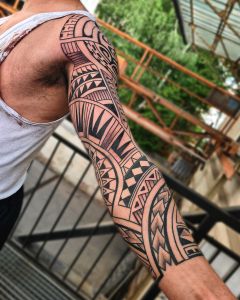 Sleeve tattoos by Manuel Zellkern