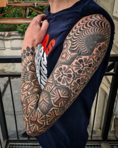 Sleeve tattoos by Manuel Zellkern