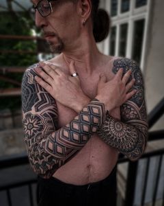 Sleeve tattoos by Manuel Zellkern