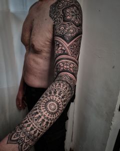 Sleeve tattoos by Manuel Zellkern
