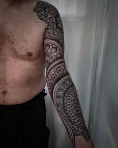 Sleeve tattoos by Manuel Zellkern