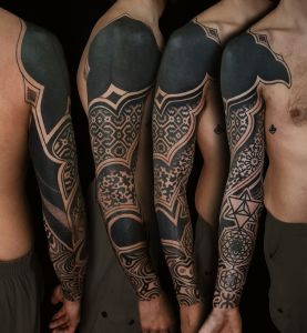 Sleeve tattoos by Manuel Zellkern