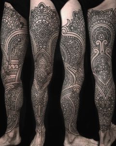 Sleeve tattoos by Manuel Zellkern