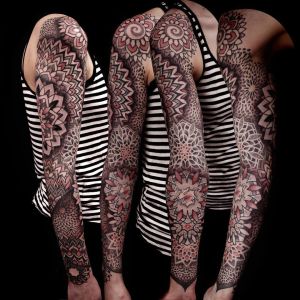 Sleeve tattoos by Manuel Zellkern
