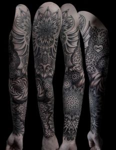 Sleeve tattoos by Manuel Zellkern