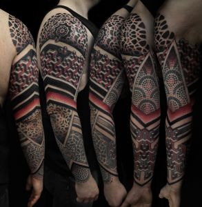Sleeve tattoos by Manuel Zellkern
