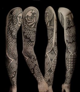 Sleeve tattoos by Manuel Zellkern