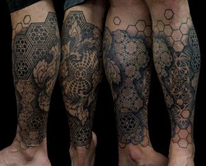 Sleeve tattoos by Manuel Zellkern