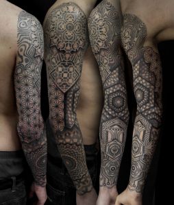Sleeve tattoos by Manuel Zellkern