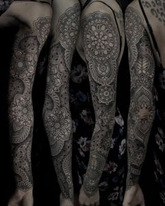 Sleeve tattoos by Manuel Zellkern